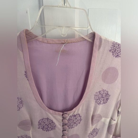 Vintage 60s polka-dot dress - Picture 4 of 4